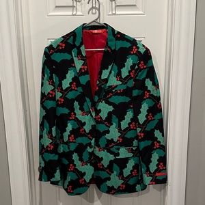 Christmas Holly Suit jacket